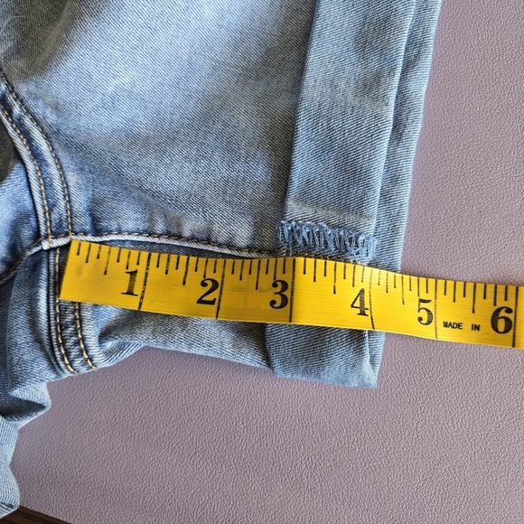 Wax Collection Cuffed 4" Denim Shorts Women's 2XL Summercore Vacation Outdoors - Picture 10 of 10